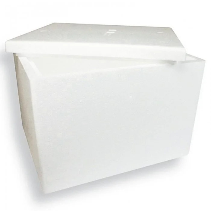 Cutii Termoizolante EPS Pentru Transport Dimensiune Interioara 465 x 340 x 260 mm, Grosime Perete 50 mm, Volum Litri 41.11, M...