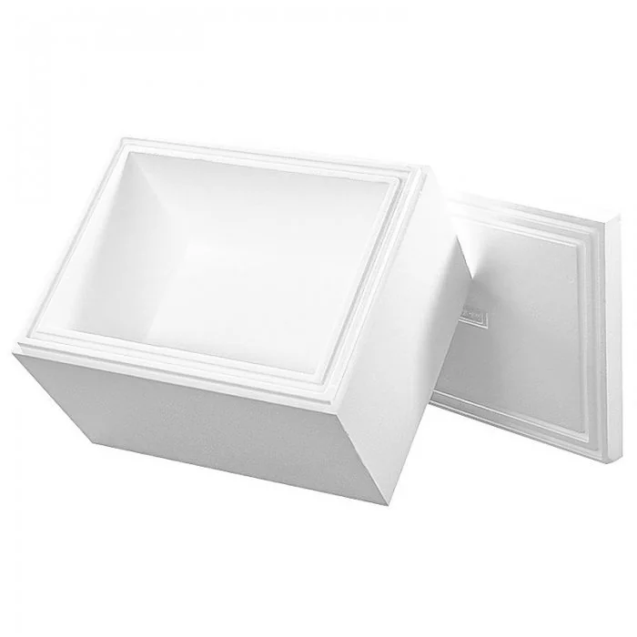 Cutii Termoizolante EPS Pentru Transport Dimensiune Interioara 465 x 340 x 260 mm, Grosime Perete 50 mm, Volum Litri 41.11, M...