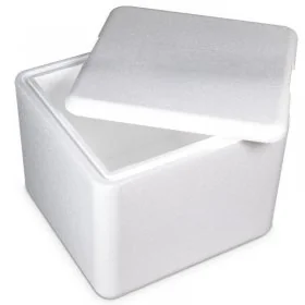 Cutii Termoizolante EPS Pentru Transport Dimensiune Interioara 240 x 190 x 130 mm, Grosime Perete 40 mm, Material EPS, Volum ...
