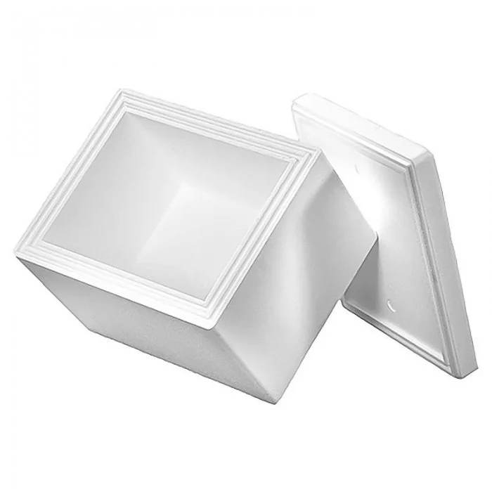 Cutii Termoizolante EPS Pentru Transport Dimensiune Interioara 240 x 190 x 130 mm, Grosime Perete 40 mm, Material EPS, Volum ...