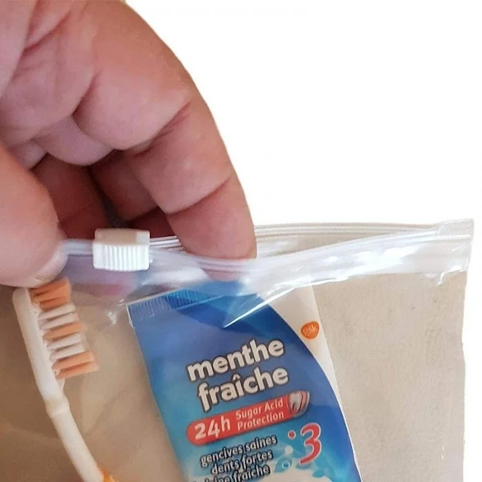 Pungi Cu Inchidere Tip Slider Lungime 150 mm, Latime 200 mm, Grosime 75 my, Pliu Inferior - mm, Culoare Transparent, Buc / Pa...