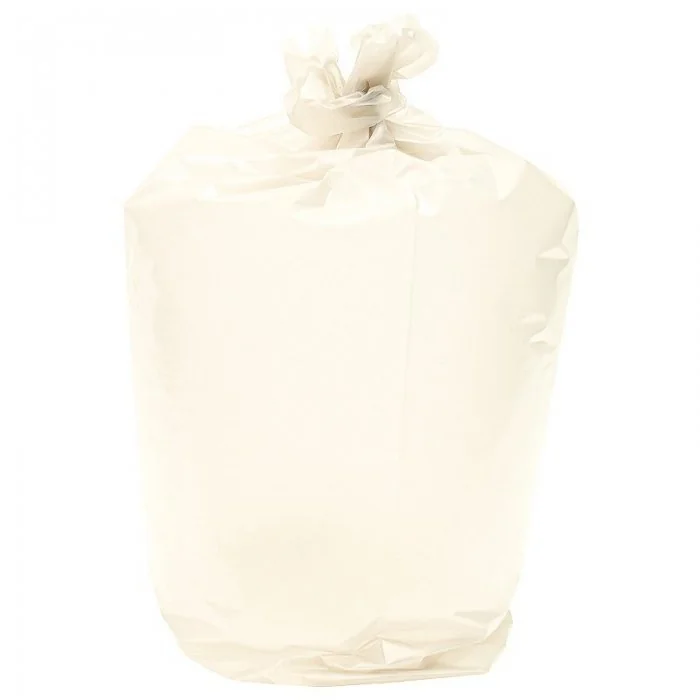 Saci Menajeri Din Polietilena Tip Sac Subtire, Litri 35, Grosime 8 my, Dimensiuni 500x700 mm, Culoare Negru, Saci/Rola 30-Pun...