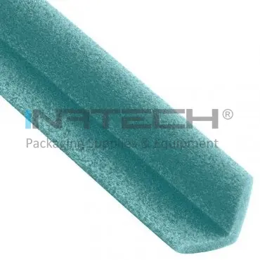 PEE habprofil, L alakú, hosszúság 1000 mm, A–B MÉRETEK 65 x 65 mm, vastagság 8 mm, zöld szín, méter/csomag: 90