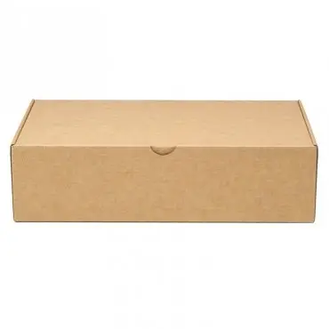 Önformázó CO3 dobozok, hosszúság 230 mm, szélesség 220 mm, magasság 70 mm, natúr szín, CO3 mikrohullámkarton
