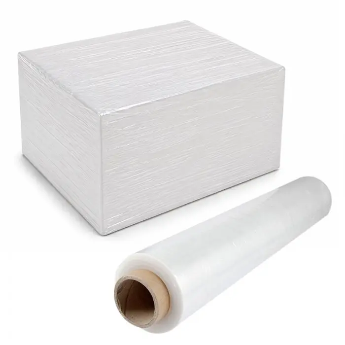 Kézi használatú stretchfólia, szélesség 500 mm, vastagság 23 my, tömeg 1,5 kg, átlátszó szín, cső tömege 0,3 kg, 6 db/csomag