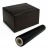 Kézi használatú stretchfólia, szélesség 250 mm, vastagság 23 mikron, tömeg 1,5 kg, fekete szín, cső tömege 0,15 kg, 12 db/csomag