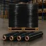 Kézi használatú stretchfólia, szélesség 250 mm, vastagság 23 mikron, tömeg 1,5 kg, fekete szín, cső tömege 0,15 kg, 12 db/csomag