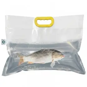 Strapabíró élőhal-szállító zsák fogantyúval | INATECH Packaging | Strapabíró LDPE-zsákok