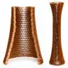 Honeycomb papír palackvédő, 1 × 35 cm, 50 g/m², natúr szín