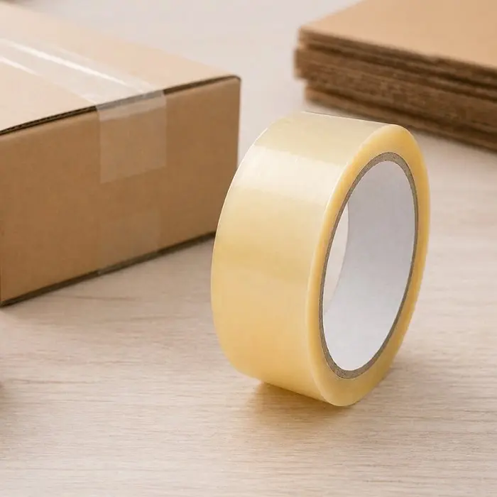 Hotmelt ragasztószalag, hosszúság 60 m, szélesség 25 mm, Hot Melt ragasztó, átlátszó szín