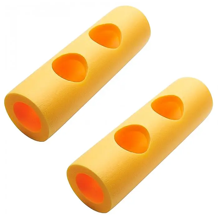 Habszivacs csatlakozó 6 lyukkal, hosszúság 315 mm, átmérő 62 mm, vastagság 19 mm, 6 nyílásos csatlakozó, sárga szín
