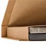 ColomPac® önformázó könyvcsomagoló dobozok, hosszúság 302 mm, szélesség 215 mm, magasság 80 mm, kétoldalas ragasztószalagos zárórendszer