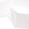 Ajándékdoboz mágneses zárással Hossz 230 mm, Szélesség 230 mm, Magasság 110 mm, Szín fehér, Karton típusa Mucava, mágneses zárór