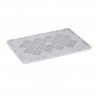 Fedél 600 x 400 x 30 mm, szellőző, szűz PP anyagból, szürke