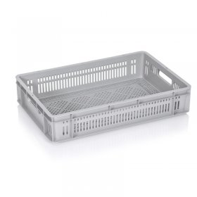 Euroline szállítóláda 600 x 400 x 120 mm, szellőző alj | INATECH