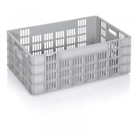Euro szállítóláda 600 x 400 x 235 mm, tömör alj | INATECH
