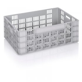 Euro szállítóláda 600 x 400 x 235 mm, szellőző aljjal | INATECH