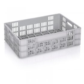 Euro szállítóláda 600 x 400 x 180 mm, szellőző aljjal | INATECH