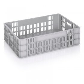 Euro szállítóláda 600 x 400 x 180 mm, tömör alj | INATECH
