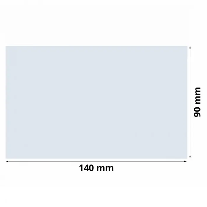 Öntapadós ablak nélküli boríték, méret: 90 x 140 mm, fehér szín, C7-es típus, csomagolás: 1000 db/doboz