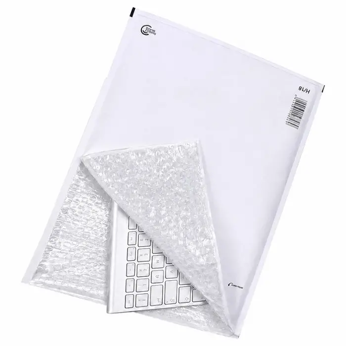 Papír ütésálló borítékok Belső méret 270x360 mm, Külső méret 290 x 370 mm, Fehér szín, Típus H18, 100 db / csomag