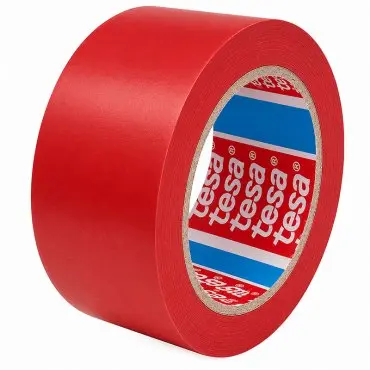 TESA jelölőszalag 33 m x 50 mm, piros színű