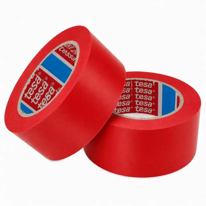 TESA jelölőszalag 33 m x 50 mm, piros színű