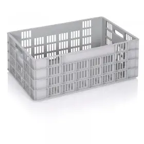 Euro szállítóládák tömör aljjal és szellőző oldalfalakkal | INATECH Packaging