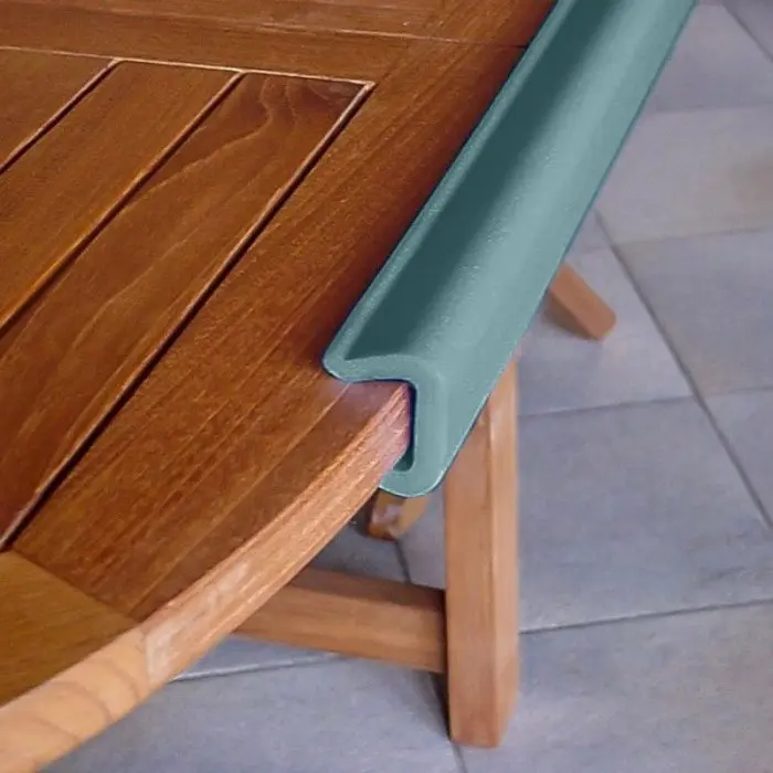 Profil Din Spuma PEE, U Tulip Lungime 1000 mm, Dimensiuni A-B-C-D 41 x 12 x 25 x 47 mm, Culoare Verde, Metri / Pachet 40-Poli...