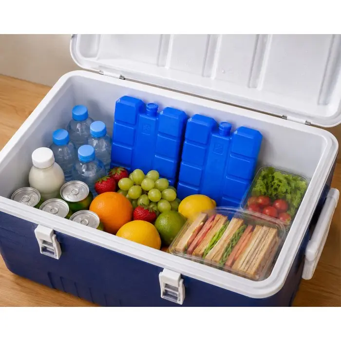 HDPE-Ice Pack hűtőbetét, méret: 160 x 90 x 32 mm, tömeg: 400 g