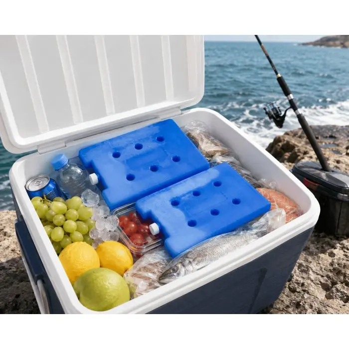 HDPE-Ice Pack hűtőbetétek, méret: 280 x 190 x 26 mm, tömeg: 1260 g, kék
