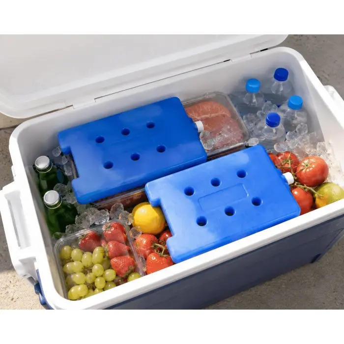 HDPE-Ice Pack hűtőbetétek, méret: 280 x 190 x 26 mm, tömeg: 1260 g, kék