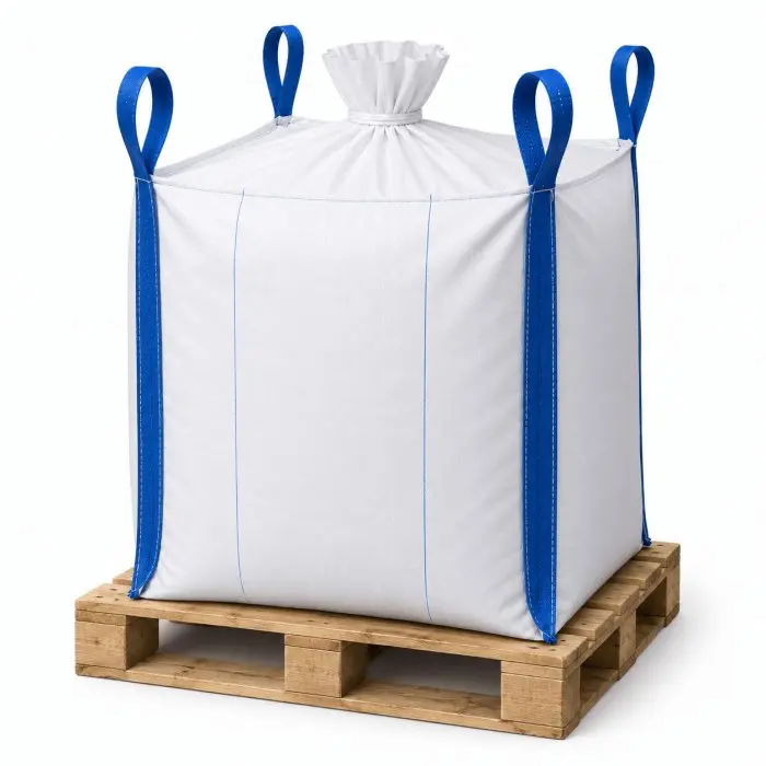 Big Bag zsákok, hosszúság 950 mm, szélesség 950 mm, magasság 1700 mm, térfogat 1534 liter, töltőnyílással