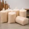 Elszívó gyűjtőzsákok és huzatok Vastagság 100 my, Méretek (950 + 2 X 300) X 1400 mm, Anyag LDPE újrahasznosított, Szín átlátszó,