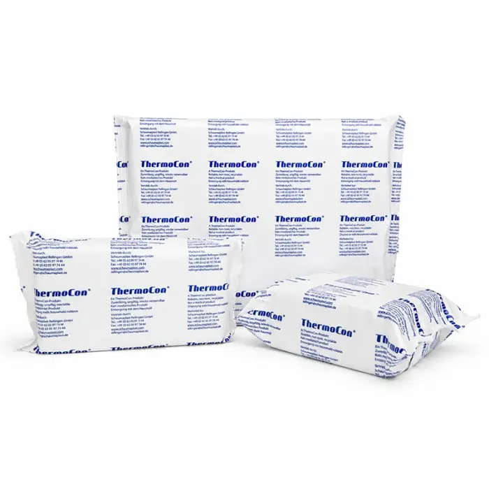 Hűtőbetétek Foam Bricks 0 °C, méret: 280 × 190 × 26 mm, tömeg: 1100 g, szín: fehér / kék, 12 db / csomag