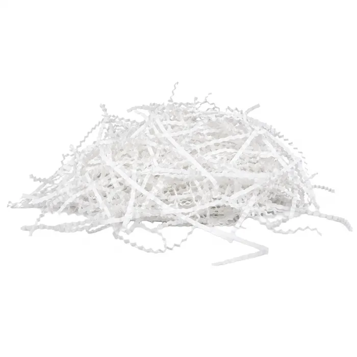 SkewPack Premium ajándékcsomagoló térkitöltő papír, 1 kg, fehér