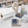 LDPE zsugorfólia, 700 m hosszúság, 300 mm szélesség, 40 my vastagság, félig nyitott kivitel, csomagolás: 210 m²/tekercs