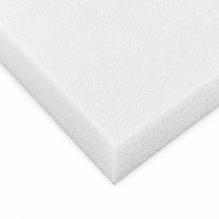 copy of Polietilén habosított lemez, hossz 1 m, szélesség 1.2 m, vastagság 30 mm, fehér színű