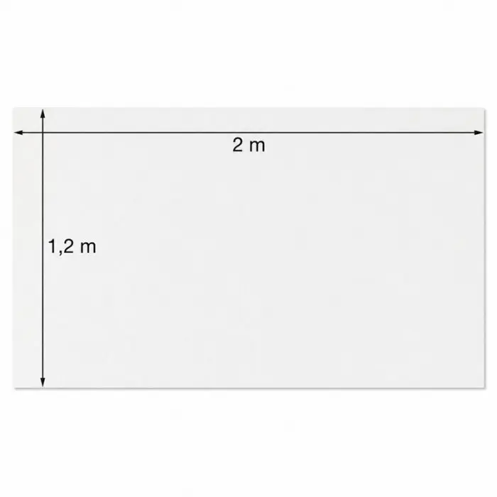 copy of Polietilén habosított lemez, hossz 1 m, szélesség 1.2 m, vastagság 30 mm, fehér színű