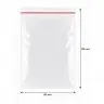 Ziplock tasakok cipzáras zárással, standard, 150 x 200 mm, 50 my, db / 100 db-os csomag
