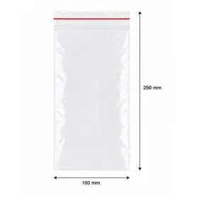 Ziplock zárótasakok, standard, 100 x 250 mm | INATECH Packaging