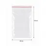 Zipzáras Ziplock tasakok, standard, 60 x 80 mm, 50 mikron, db / 100 db-os csomag