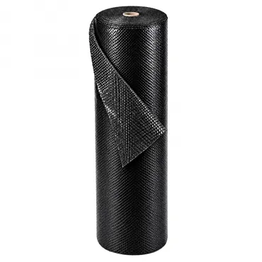 Fekete kis buborékfólia Szélesség 1000 mm, Hossz 25 m, Rétegek 2, Vastagság 70 my, Fekete színű