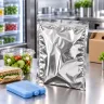 Hőszigetelő cipzáras tasak Isothermal Pouch Méret 200 x 250 mm, Zárófül 70 mm, Szín ezüst, cipzárral