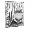 Hőszigetelő cipzáras tasak Isothermal Pouch Méret 200 x 250 mm, Zárófül 70 mm, Szín ezüst, cipzárral