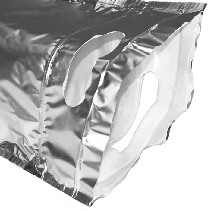 Hőszigetelő cipzáras tasak Isothermal Pouch Méret 200 x 250 mm, Zárófül 70 mm, Szín ezüst, fogantyúval és cipzárral