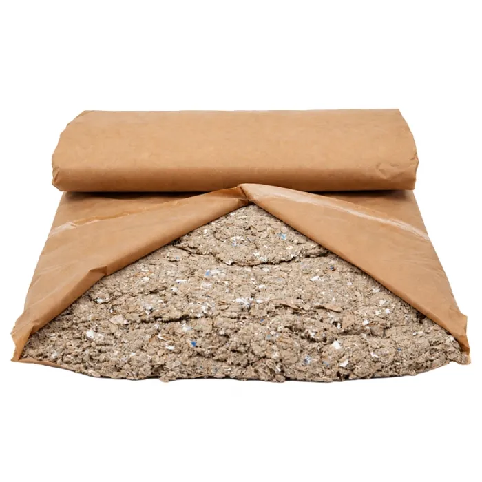Hőszigetelő készlet dobozzal + hőszigetelő tasakkal + zárópecséttel, Paperfloc Eco-System P10, 10 l térfogat