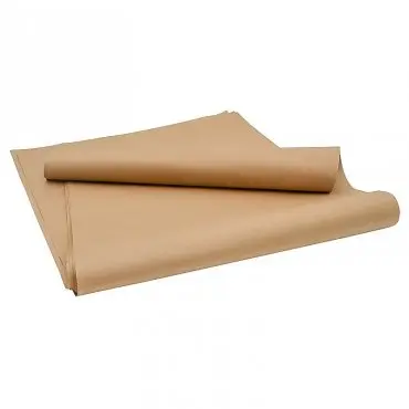 Kraftpapír, méret: hosszúság 1150 mm, szélesség 630 mm, grammázs 60 g/m², natúr szín, db/csomag: 230