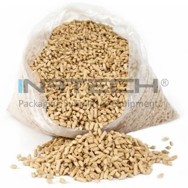 Polietilén zsákok pellet csomagolásához 520 x 700 x 0,12 mm, natúr anyag, db / csomag 1500