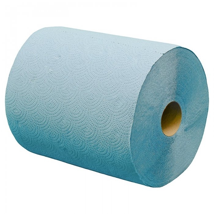 Rola Hartie Industriala Lungime 150 m, Straturi 1, Utilizare Industriala, Culoare Albastru-Consumabile Hartie